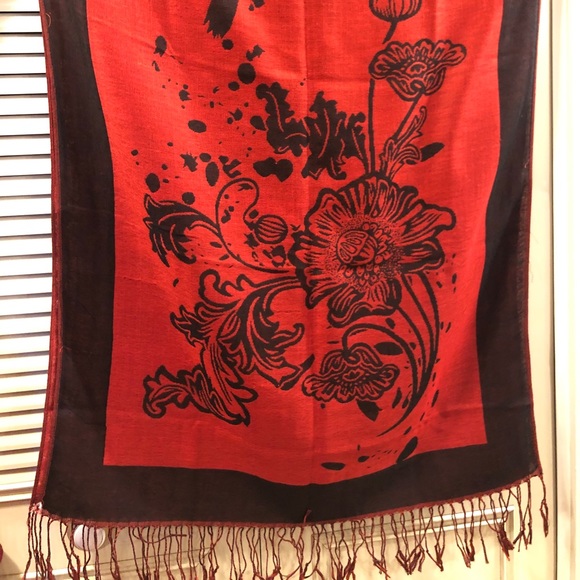 2 x Reversible Cotton Scarves - Picture 3 of 12